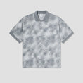 Load image into Gallery viewer, Polar Scribble Surf Polo Shirt Silver