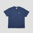 Load image into Gallery viewer, The National Embroidered Logo T-Shirt Harbour Blue