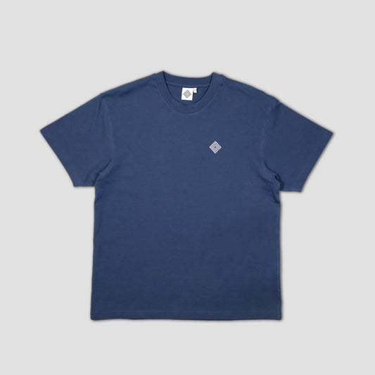 The National Embroidered Logo T-Shirt Harbour Blue