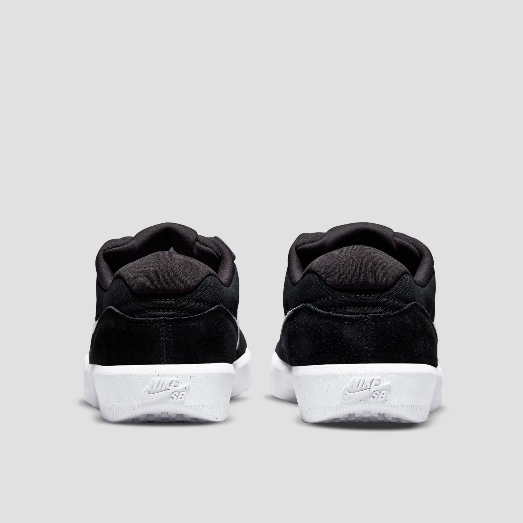Nike SB Force 58 Skate Shoes Black White Black