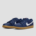 Load image into Gallery viewer, Nike SB Dunk Low Pro Skate Shoes Navy / White - Navy - Gum Light Brown