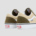 Load image into Gallery viewer, Vans Skate Old Skool Shoes Dark Olive / White