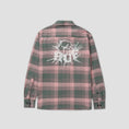 Load image into Gallery viewer, HUF Smash Flannel Overshirt Pink
