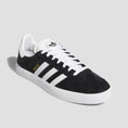 Load image into Gallery viewer, adidas Gazelle ADV Skate Shoes Core Black / Cloud White / Gold Metallic
