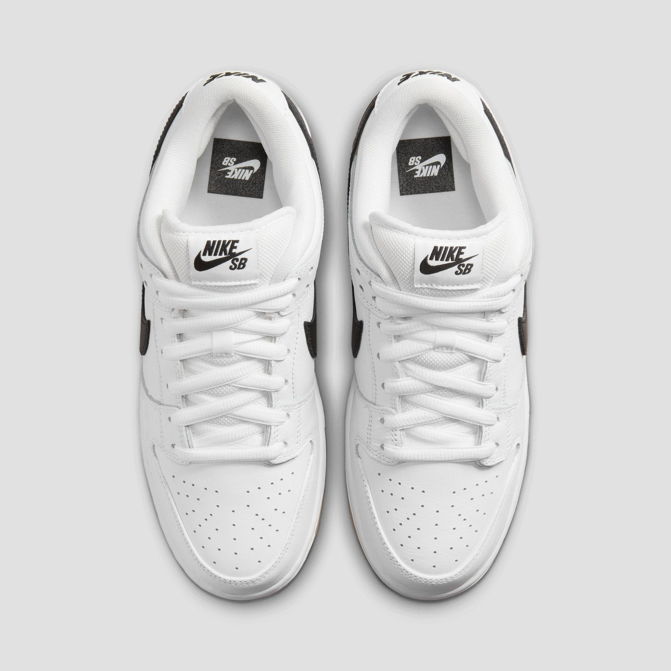 Nike SB Dunk Low Pro Skate Shoes White / Black / Gum
