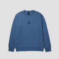 Load image into Gallery viewer, HUF Set Triple Triangle Crew Slate Blue