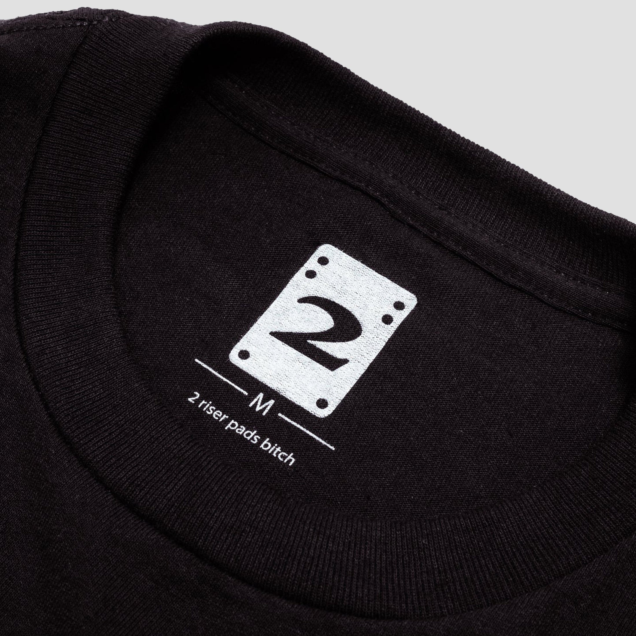 2 Riser Pads Logo T-Shirt Black