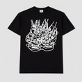 Load image into Gallery viewer, Slam City Skates x Slawn Faces T-Shirt Black