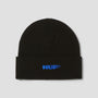 HUF All Caps Cuff Beanie Black