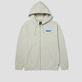 Load image into Gallery viewer, HUF All Caps Zip Hood Ash