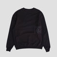 Load image into Gallery viewer, Always Zach Logo Embroiderd Crew Black