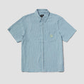 Load image into Gallery viewer, Huf Apollo Shortsleeve Striped Shirt Pool Blue
