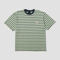 Load image into Gallery viewer, Huf Apollo Striped Shortsleeve Knit Boxy Top Blue