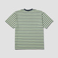 Load image into Gallery viewer, Huf Apollo Striped Shortsleeve Knit Boxy Top Blue