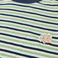 Load image into Gallery viewer, Huf Apollo Striped Shortsleeve Knit Boxy Top Blue