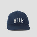 Load image into Gallery viewer, HUF Arch 6 Panel Cv Snapback Cap Navy