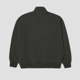 Load image into Gallery viewer, HUF Arch Enzyme 1/4 Zip Fleece Vintage Black