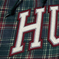 Load image into Gallery viewer, HUF Arch Plaid Full Zip Heavyweight Hoodie Forest