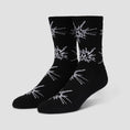 Load image into Gallery viewer, HUF Auto Glass Crew Sock Black