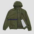 Load image into Gallery viewer, Always Two Tone Canvas Bomber Jacket Green