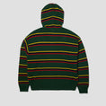 Load image into Gallery viewer, HUF Banks Full Zip Striped Hoodie Sycamore