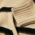 Load image into Gallery viewer, HUF Banks Full Zip Striped Hoodie Tan