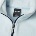 Load image into Gallery viewer, HUF Basecamp Quarter Zip Polar Fleece Sky Blue