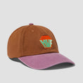 Load image into Gallery viewer, HUF Big Block Washed 6 Panel Cv Hat Brown