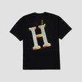 Load image into Gallery viewer, HUF Big H Shortsleeve T-Shirt Black