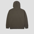 Load image into Gallery viewer, HUF Box Logo Pullover Hoodie Dark Earth / Brown