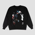 Load image into Gallery viewer, Welcome Harley & Joker Crew Fleece Black