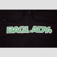 Load image into Gallery viewer, Baglady Full Zip Hood Black