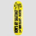 Load image into Gallery viewer, Blast Skates 9.25 Acid Bumper Blaster Skateboard Deck Yellow