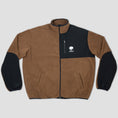 Load image into Gallery viewer, Baglady Zip Up Fleece Tawny Brown