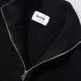 Load image into Gallery viewer, Butter x Daniel Johnston Dragon Knit Zip-Thru Sweater Black / Red