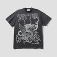 Load image into Gallery viewer, Butter x Daniel Johnston Dragon T-Shirt Washed Black