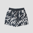 Load image into Gallery viewer, By Parra Birds Fly Free Swim Shorts Black