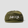 By Parra Distorted 90s Memory 6 Panel Hat Green