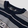 Load image into Gallery viewer, By Parra Neatly Striped Knitted Pullover Navy Blue