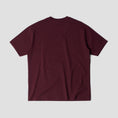 Load image into Gallery viewer, By Parra Tripped Up T-Shirt Dark Red