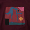 Load image into Gallery viewer, By Parra Tripped Up T-Shirt Dark Red