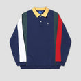 Load image into Gallery viewer, Helas Carlton Sweat Polo Navy