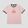 Load image into Gallery viewer, HUF Cherries Ringer T-Shirt Dusty Pink