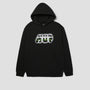 HUF Chrome Grit Hoodie Black