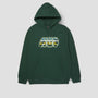 HUF Chrome Grit Hoodie Forest Green