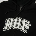 Load image into Gallery viewer, HUF Classic Arch Full Zip Hoodie Black / White