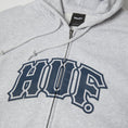Load image into Gallery viewer, HUF Classic Arch Full Zip Hoodie Heather Grey / Navy