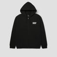 Load image into Gallery viewer, HUF Classic Logo Full Zip Hoodie Black