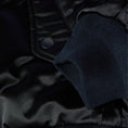 Load image into Gallery viewer, HUF Clothiers Reversible Flight Jacket Navy