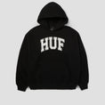 Load image into Gallery viewer, HUF Cracked Arch Reverse Hoodie Black